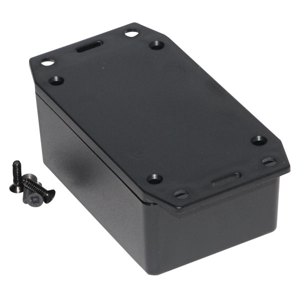 Image of Hammond 1591XXLFLBK FRABS Enclosure Flanged Lid 87 x 57 x 39mm Black