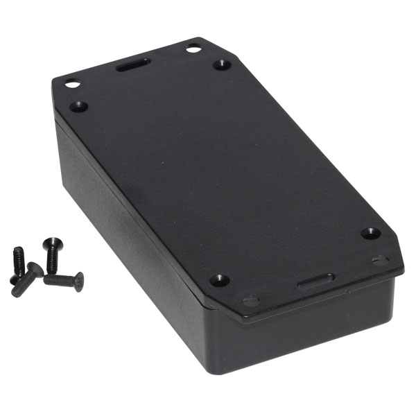 Image of Hammond 1591XXBFLBK ABS Enclosure Flanged Lid 113 x 63 x 31mm Black