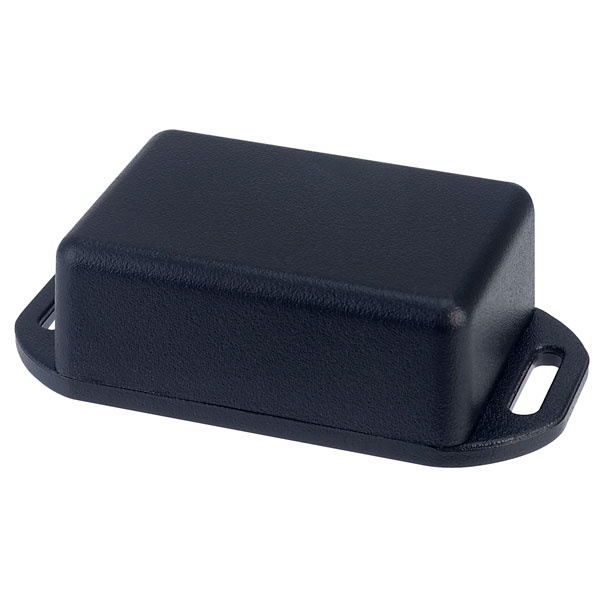 Image of Hammond 1551GFLBK ABS Miniature Flanged Enclosure Black 50 x 35 x 20mm