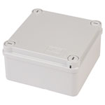 Gewiss GW 44 234 Junction Box IP55 Quick Fix Lid Grey 100 x 100 x 50mm No Holes