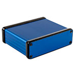 Hammond 1455L801BU Blue Extruded Enclosure 103 x 80 x 30mm