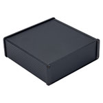 Hammond 1457T1601BK Black Extruded Enclosure - IP65 160 x 165 x 55mm