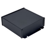 Hammond 1457T1602BK Black Extruded Enclosure - IP65 - Flanged 160 x 165 x 55mm