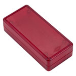 Hammond 1551CTRD Miniature Plastic Enclosure Translucent Red 65 x 30 x 15mm