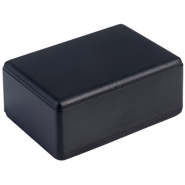 Evatron RX2008/S Miniature ABS Box Black 38 x 23.5 x 53.5mm