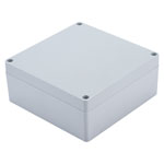 Hammond 1554Q2GY Watertight Polycarb Enclosure Grey 140 x 140 x 60mm