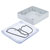 Hammond 1554W2GYCL Watertight PC Enclosure Grey, Clear Lid 180 x 180 x 60mm