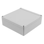 Hammond 1555WGY Watertight ABS Enclosure Grey, Styled Lid 180 x 180 x 60mm