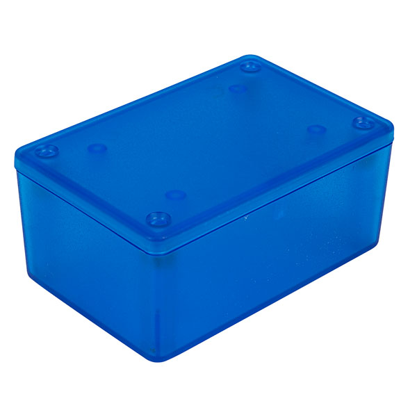 Image of Hammond 1591XXLTBU ABS Enclosure Multipurpose Translucent Blue 87 ...