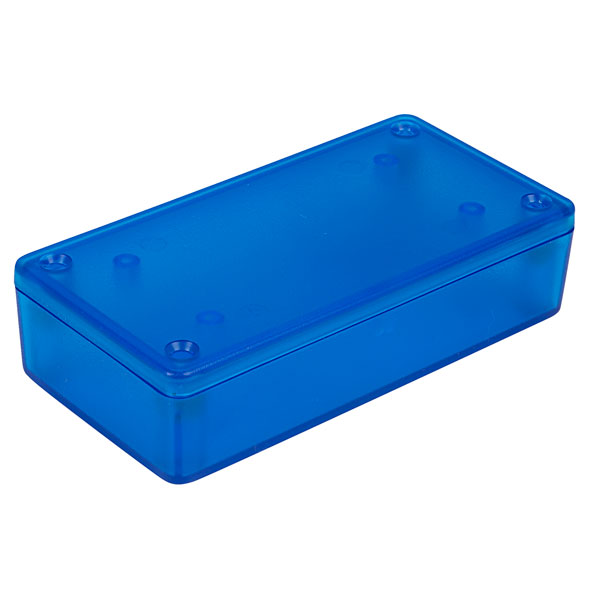 Image of Hammond 1591XXATBU ABS Enclosure Multipurpose Translucent Blue 100...