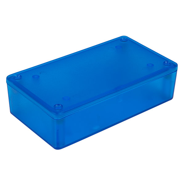 Image of Hammond 1591XXBTBU ABS Enclosure Multipurpose Translucent Blue 113...