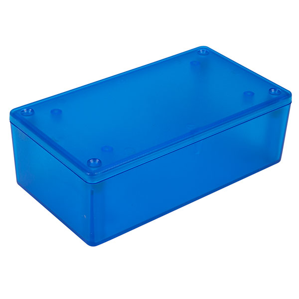 Image of Hammond 1591XXCTBU ABS Enclosure Multipurpose Translucent Blue 121...