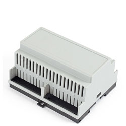 Hammond 1597DIN6GY 6 Module DIN Rail Mounted Enclosure