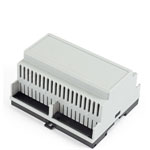 Hammond 1597DIN6GY 6 Module DIN Rail Mounted Enclosure