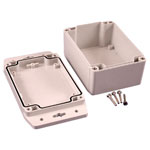 Hammond 1555F2F42GY IP67 Watertight Enclosure with Flanged Lid (120 x 91 x 62mm)