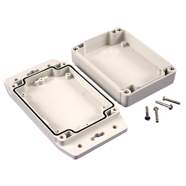 Image of Hammond 1555FF17GY IP67 Watertight Enclosure with Flanged Lid (120...