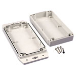 Hammond 1555J2F17GY IP67 Watertight Enclosure with Flanged Lid (159 x 91 x 37mm)