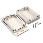 Hammond 1555JF17GY IP67 Watertight Enclosure with Flanged Lid (159 x 91 x 37mm)