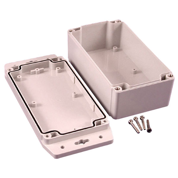 Image of Hammond 1555JF42GY IP67 Watertight Enclosure with Flanged Lid (159...