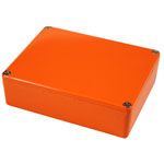 Hammond 1590BBOR Aluminium 'Stomp Box' Enclosure Orange (119 x 94 x 34mm)