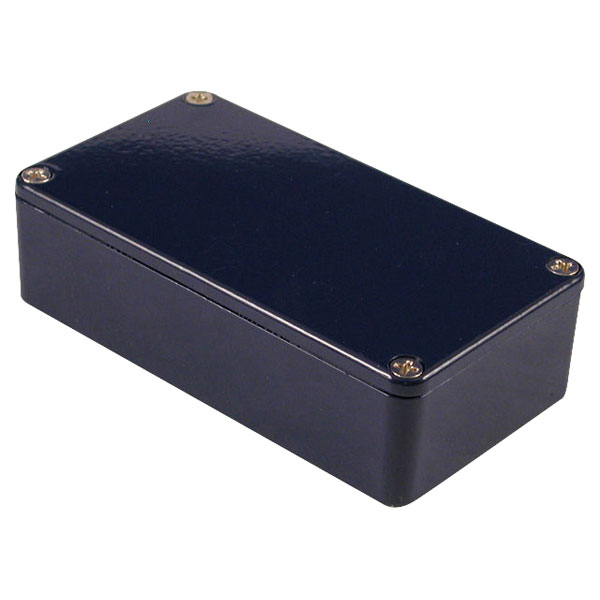  1590BCB Aluminium 'Stomp Box' Enclosure Blue 112 x 60 x 31mm