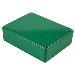 Hammond 1590XXGR Aluminium 'Stomp Box' Enclosure Green (145 x 121 x 39mm)