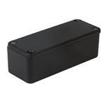 Hammond IP54 Diecast Aluminium Enclosure Black 1550ABK (89 x 35 x 30mm)