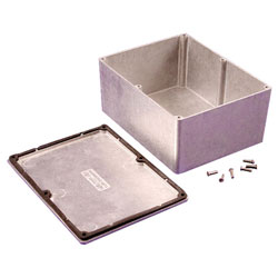 Hammond 1550WL IP66 Diecast Aluminium Enclosure Natural (165 x 127 x 77mm)