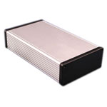 Hammond 1455Q2202 Extruded Aluminium Enclosure 223 x 120.5 x 51.5 Natural