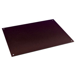 Hammond HW1710BKPL Aluminium Optional Bottom Panel, Black (400 x 222 x 2mm)