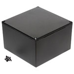 Hammond 1590KBK Diecast Enclosure Black (125 x 125 x 75mm)