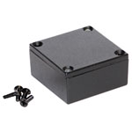 Hammond 1590LLBBK Diecast Enclosure Black (50 x 50 x 25mm)