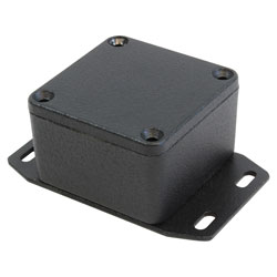 Hammond 1590LBFBK Diecast Enclosure Flanged Base Black (50.5 x 50.5 x 31mm)