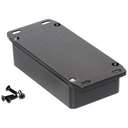 Hammond 1590BFLBK Diecast Enclosure Flanged Lid Black (111.5 x 59.5 x 31mm)