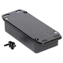 Hammond 1590GFLBK Diecast Enclosure Flanged Lid Black (100 x 50 x 25mm)