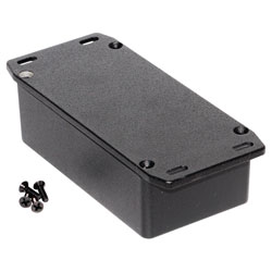 Hammond 1590N1FLBK Diecast Enclosure Flanged Lid Black (121.1 x 66 x 39.3mm)