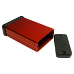 Hammond 1455C802RD Extruded Aluminium Enclosure 80 x 54 x 23mm Red