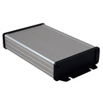 Hammond 1457L1602E Extruded Enclosure RFI Flanged 160 x 104 x 32mm Clear IP54
