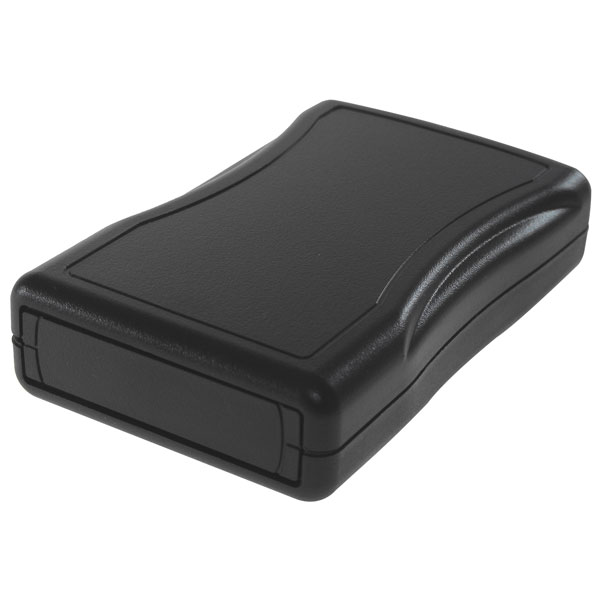  CHH451PBK Palm Case 117.5x72.5x25.5mm Black PP3 Battery Textured Lid