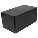 CamdenBoss BIM2006/26-BLK/BLK ABS Case Black 190 x 110 x 90mm 2000 Series