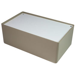 CamdenBoss BIM4005-GY/PG Aluminium Lid Case Grey 161 x 96 x 59mm 4000 Series