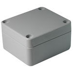 CamdenBoss 7200-201 Polycarbonate Case Grey Lid 64 x 58 x 35mm 7200 Series