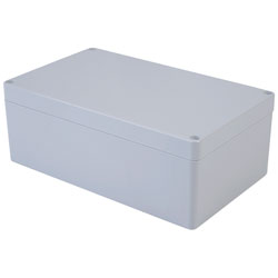 CamdenBoss 7200-269 Polycarbonate Case Grey Lid 200 x 120 x 75mm 7200 Series