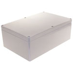 CamdenBoss 7200-2018 Polycarbonate Case Grey Lid 240 x 160 x 90mm 7200 Series