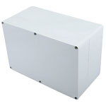 CamdenBoss 7200-2025 Polycarbonate Case Grey Lid 240 x 160 x 120mm 7200 Series