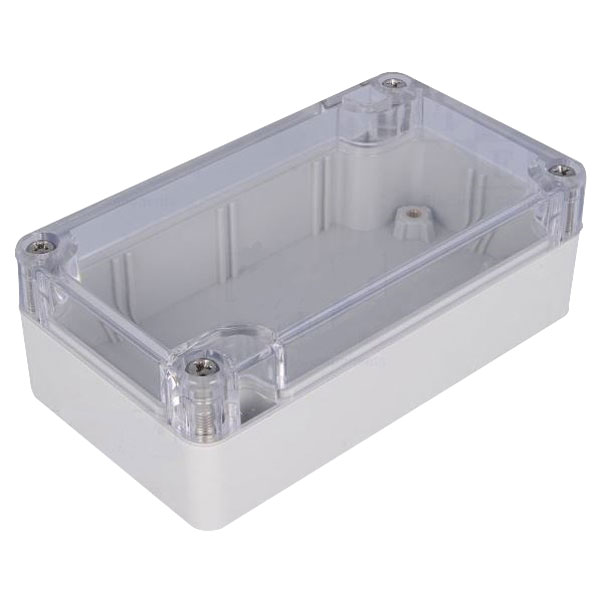 7200-203C Polycarbonate Case Clear Lid 115 x 65 x 40mm 7200 Series