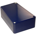 Hammond 1590TRPBCB Stomp Box Enclosure Trapezoid 112 x 61/79 x 39 Cobalt Blue