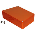 Hammond 1590TRPCOR Stomp Box Enclosure Trapezoid 95 x 122/151 x 39 Orange