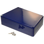 Hammond 1590TRPCCB Stomp Box Enclosure Trapezoid 95 x 122/151 x 39 Cobalt Blue