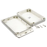 Hammond 1555HF17GY IP67 ABS Enclosure with Flanged Lid L Grey 180 x 120 x 37mm